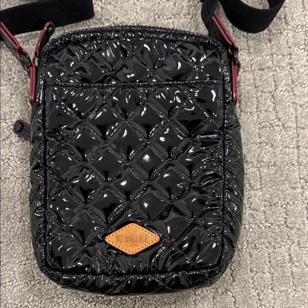 MZ Wallace Black Lacquer Metro Crossbody - Picture 2 of 15